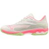 Boty Mizuno WAVE EXCEED LIGHT 2 PADEL Nimbus Cloud High-Vis Pink Patina Green
