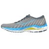 Boty Mizuno WAVE INSPIRE 19 Ghost Gray Jet Blue Bolt 2 (Neon)