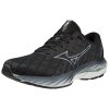Boty Mizuno WAVE INSPIRE 19 2E Black Glacial Ridge Illusion Blue