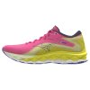 Boty Mizuno WAVE SKY 7 High-Vis Pink Ombre Blue Bolt 2 (Neon)