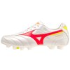 Mizuno MORELIA II ELITE MD White Fiery Coral 2 Bolt 2