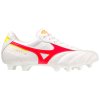 Mizuno MORELIA II CLUB MD White Fiery Coral 2 Bolt 2