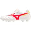 Mizuno MORELIA II CLUB MD White Fiery Coral 2 Bolt 2