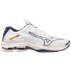 Boty Mizuno WAVE LIGHTNING Z7 White Blue Ribbon MP Gold