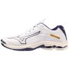 Boty Mizuno WAVE LIGHTNING Z7 White Blue Ribbon MP Gold