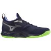Boty Mizuno WAVE DIMENSION Evening Blue Techno Green Iolite