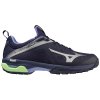 Boty Mizuno WAVE STEALTH NEO Evening Blue Techno Green Iolite