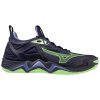Boty Mizuno WAVE MOMENTUM 3 Evening Blue Techno Green Iolite