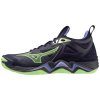 Boty Mizuno WAVE MOMENTUM 3 Evening Blue Techno Green Iolite