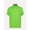 Dětské triko Kjus Boys Polo Self Collar S/S Stem Green