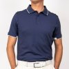 Pánské polo triko Kjus Men Stan Polo S/S (front logo), atlanta blue,