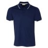 Pánské polo triko Kjus Men Stan Polo S/S (front logo), atlanta blue,