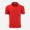 Pánské polo triko Kjus Men Steve Polo S/S, Cosmic Red,