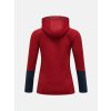Mikina Peak Performance W RIDER ZIP HOOD SUNDRIED TOMATO/GOLD FLAME