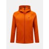 Pánská Mikina Peak Performance M RIDER ZIP HOOD GOLD FLAME/MOTION GREY
