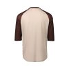 Pánský cyklo dres POC MTB Pure 3/4 Jersey Light Sandstone Beige/Axinite Brown