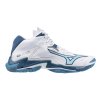Boty Mizuno WAVE LIGHTNING Z8 MID White / Sailor Blue / Silver