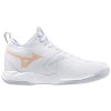 Boty Mizuno WAVE DIMENSION MID White / Peach Parfait / Halogen Blue
