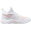 Boty Mizuno WAVE DIMENSION MID White / Peach Parfait / Halogen Blue