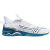 Boty Mizuno WAVE MIRAGE 5 White / Sailor Blue / Silver
