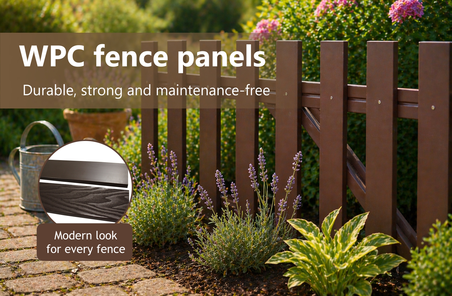 WPC fence panels
