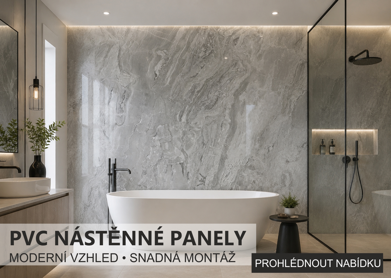 PVC nastěnné panely