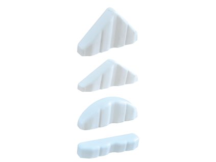 Fence slat cap - white