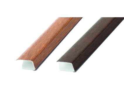 Edge profile with window foil