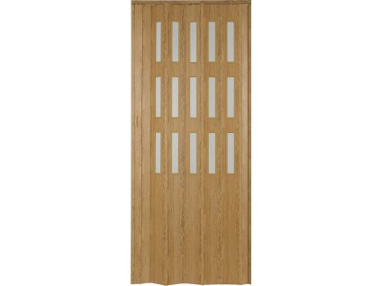 Kit DORA 87x200 cm - 45 Rustic beech, 3 rows of glass
