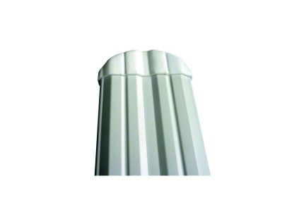 Zaunlatte aus Kunststoff 120 cm - weiß