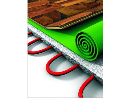 Underlay DecorFloor 2x1100 mm, roll 22 m2, green