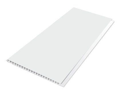 Kunststoffverkleidung LOME - weiß matt - 8 mm