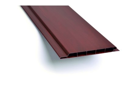 Plastic panelling - mahogany
