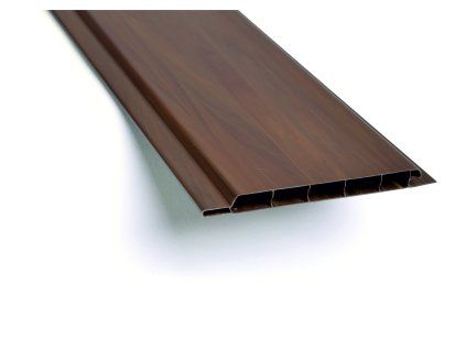 Kunststoffpaneel - dunkles Holz