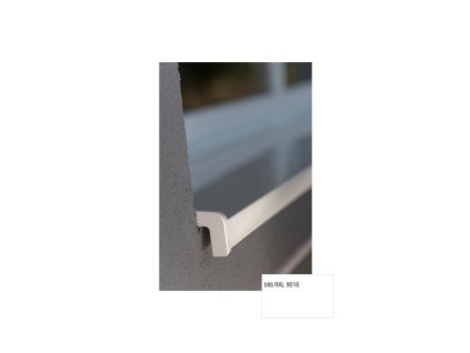Aluminium bent windowsill (25 mm nose) - WHITE