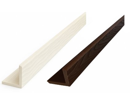 Edge L-profile for WPC cladding, universal