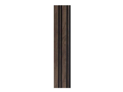 Slat finishing profile SERIES M - Walnut