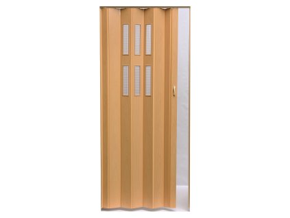 Folding doors PIONEER glazed BEECH