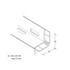 External corner profile ISO