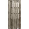 Kit DORA 87x200 cm - 42 Eiche Sheffield, 3 Glasreihen