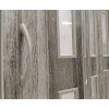 Kit DORA 87x200 cm - 42 Eiche Sheffield, 3 Glasreihen