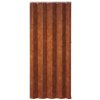 Leatherette doors - dark brown