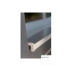 Bent aluminium windowsill - white - 195 x 730 mm