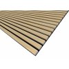 Acoustic panel - natural oak 2650 x 600 mm