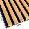 Acoustic panel - smoked oak 2650 x 600 mm
