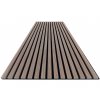 Acoustic panel - walnut 2650 x 600 mm