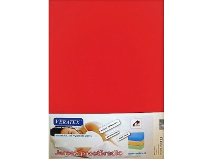 217945 jersey prosteradlo atyp velky delka nad 220 cm c 18 cervena