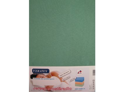 217585 jersey prosteradlo postylka 70x140 cm c 28 tm zelena