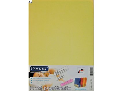 217099 frote prosteradlo 180x220 cm c 5 sv zluta