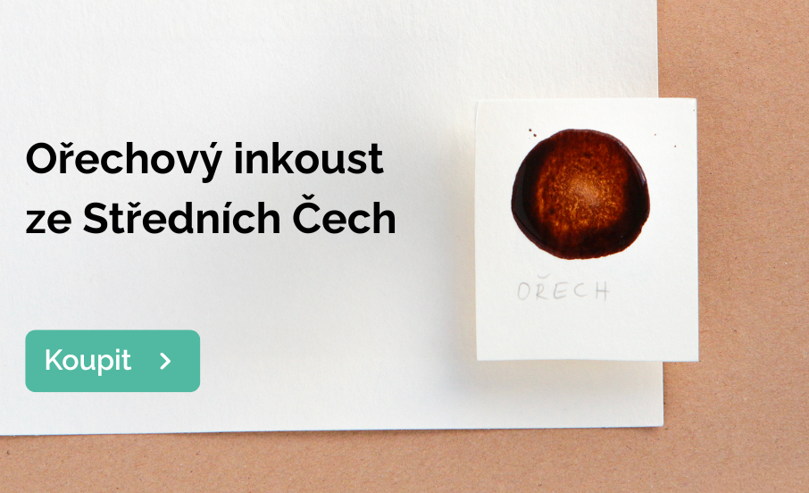 Ořechový inkoust ze Středních Čech